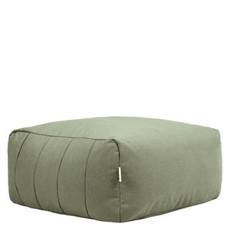 Icon Brand Puf reposapi&eacute;s modular para jard&iacute;n en olefina impermeable verde salvia