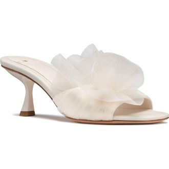Kate Spade New York flourish flower accent sandal in Cream. at Nordstrom Rack, Size 9.5
