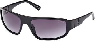 Guess GU00080 01B Mens Sunglasses Black Size 62