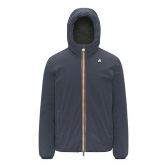 K-Way K-Way, Light Jackets, male, Blue, Size: 2XL Jack ST Warm Reversible Jacket