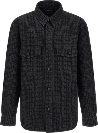 Balmain Hombre, Chaquetas, Negro, Talla: L