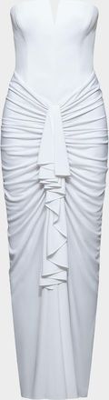 Et Ochs Selena Ruched Strapless Gown