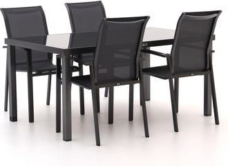 R&S Design R&S design Centallo/Caluso 160cm dining tuinset 5-delig stapelbaar