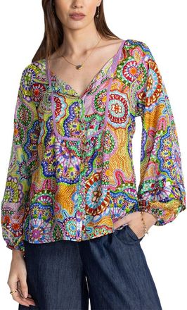 Johnny Was Jannika Silk Shirt