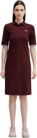 Fred Perry Mujer, Vestidos, Rojo, Talla: M