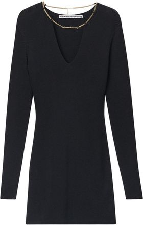 Alexander Wang Logo Nameplate dress - Black