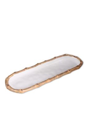 Beatriz Ball Vida Cane Baquette Platter in White at Nordstrom