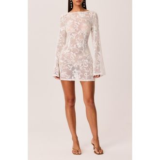 SNDYS Lailani Lace Minidress in White at Nordstrom, Size X-Small