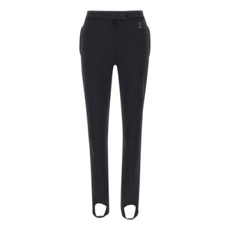 Courr&egrave;ges Pantalones Rectos de Tejido T&eacute;cnico - Trousers - Mujer - Negro - XS
