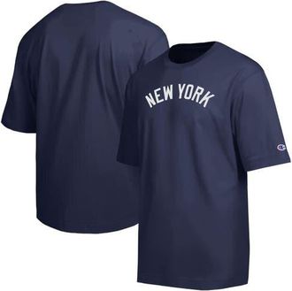 Champion Mens Champion Navy New York Yankees All Star Chenille Wordmark T-Shirt at Nordstrom, Size Xx-Large
