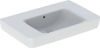 Keramag Keramag - Geberit Renova Plan, Lavabo Con Repisa, 75x48 Cm, Sin Agujero