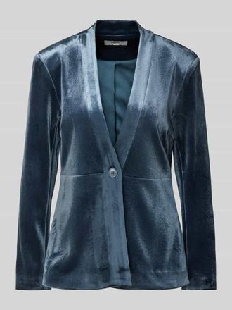 Mbym mbyM Blazer mit Knopfverschluss Modell Sinty-M in Rauchblau, Gr&ouml;&szlig;e XS
