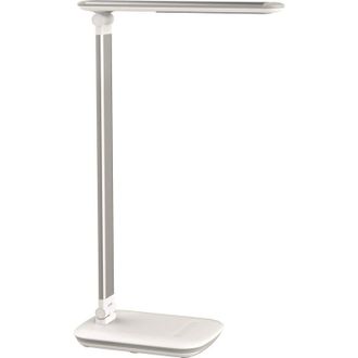 Maul Lampe de bureau aluminium./co.blanc H.425mm avec socle led