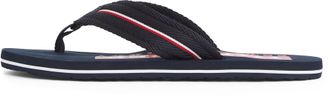 Tommy Hilfiger Mens Corporate Flip Flops, Blue (Desert Sky), 11