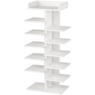 Vicco Scarpiera Stepy, Bianco, 45 x 114 cm con 10 scomparti, Vicco