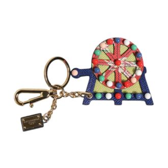 Dolce & Gabbana Multicolor Carretto Sleutelhanger - Dames - Sleutelhangers & Tashangers - Veelkleurig - ONE Size - Leer - Accessoires