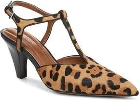 Franco Sarto Ovett Pointed Toe T-Strap Pump in Camel Tan at Nordstrom Rack, Size 6.5