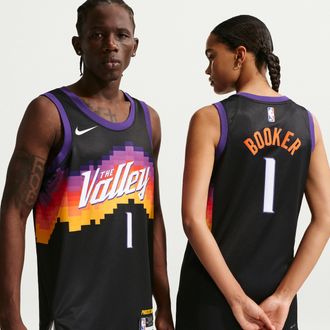Nike Devin Booker Phoenix Suns City Edition Nike Mens NBA Swingman Jersey in Black | HM5993-011