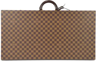 Louis Vuitton 1990-2000s trunk suitcase - women - PVC - One Size - Brown