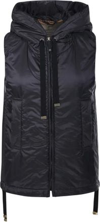 Max Mara Greengo Quilted Waist Coat - Dames - Bodywarmers - Zwart - S - Jassen