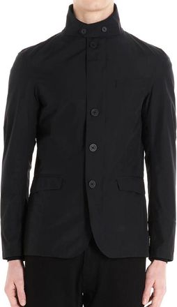 Herno Mens Black Polyester Full-Length Jacket Clothing