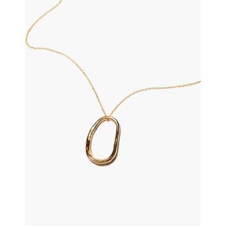 Odette New York Alma Necklace in Brass at Nordstrom