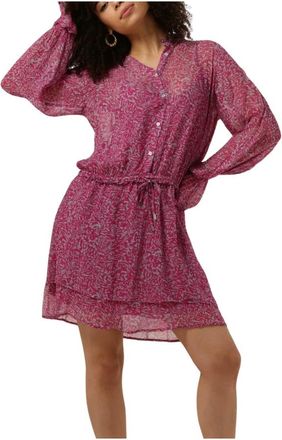 Goosecraft Karen Jurk Fuchsia Mini Jurk - Dames - Korte kleedjes - Roze - S - Kleedjes
