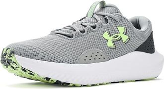 Under Armour Charged Rogue 4 Mens Shoes Steel/Anthracite/Lumos Lime : 10.5 D - Medium, Synthetic