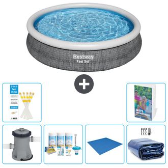 Bestway Piscina Bestway Fast Set Redonda - 366x76 Cm - 7-piezas S289