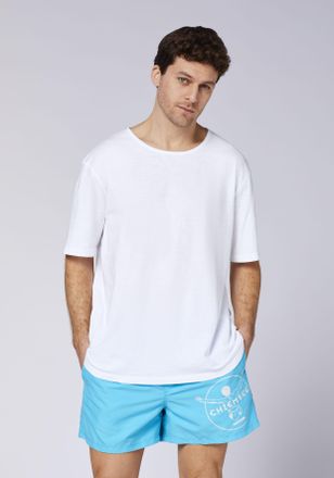 Chiemsee Funktionsshirt CHIEMSEE Regular Fit, Herren, Gr. M, weiss (hellwei&szlig;), Obermaterial: 100% Baumwolle, Shirts Funktionsshirt