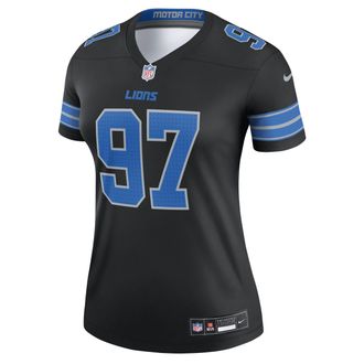 Nike Aidan Hutchinson Detroit Lions Nike Womens Dri-FIT NFL Legend Jersey in Black | 94NW0B9M9JF-XN0