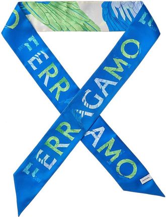 Ferragamo Ferragamo Printed Silk Scarf