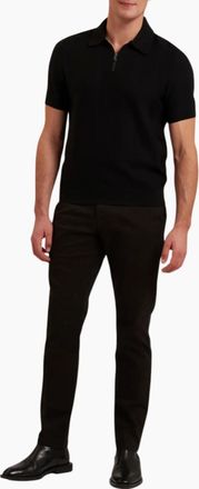 Ted Baker Mens Ted Baker Mens Chino RYCE Slim Fit Textured Chino - Black - Size: 30