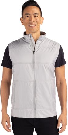 Cutter & Buck Stealth Hybrid Quilted Mens Windbreaker Vest