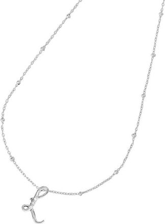 Dower & Hall Silver & Diamond Letter Pendants