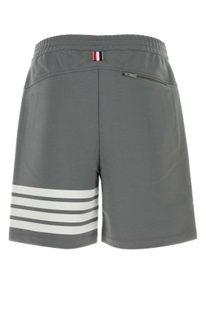 Thom Browne Mjq237aj0242 035 Medgrey Viscose Polyamide Elastane Bermuda Short