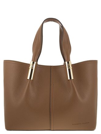Elisabetta Franchi Medium Tote Bag With Logo Details