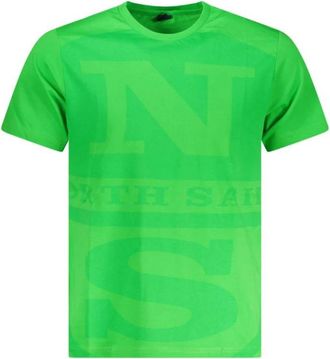 North Sails Katoenen T-shirt - Heren - T-shirts - Groen - 2XL - Katoen - Tops