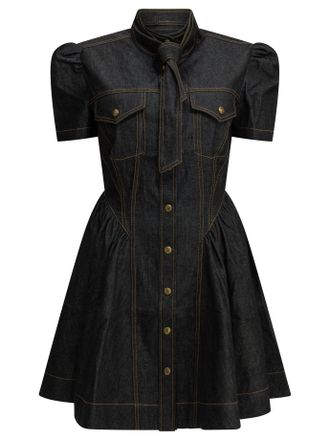 Zimmermann korte denimjurk