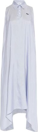 VETEMENTS silk maxi dress - women - Silk - S - Blue