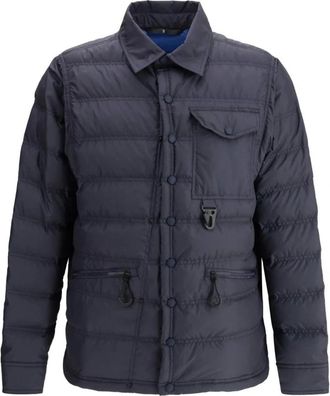 Moncler Winter Jackets, male, Blue, 2XL, Grenoble Lavachey Shirt Jacket