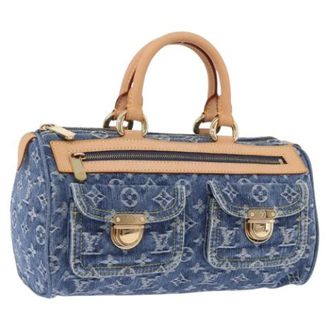 Louis Vuitton Pre-owned Denim louis-vuitton-bags - Dames - Pre-owned - Blauw - Maat: ONE Size Denim