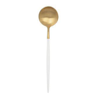 Bidasoa C12 Cuchara Mesa Bicolor Oro-blanco Gio - Adi