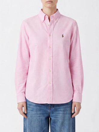 Polo Ralph Lauren Camicia slim fit in popeline di cotone con logo Pony ricamato