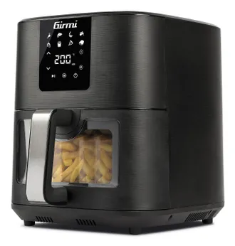 Girmi Freidora De Aire Caliente Girmi Fg79 Individual, 9 L, Independiente, 1700 W, Color Negro