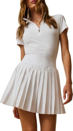 Greyson Halley Quarter Zip Top in Arctic at Nordstrom, Size X-Small