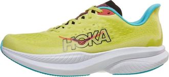 Hoka One One Mens Mach 6 Running Shoes In Yuzu / Celio Blue