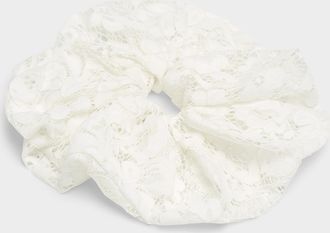 A Bronze Age Womens Floral lace oversized scrunchie