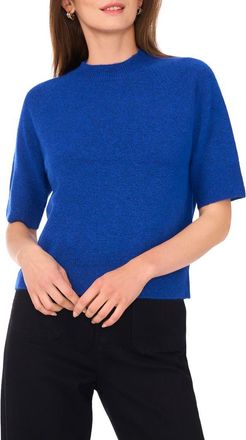 Vince Camuto Crewneck Short Sleeve Sweater in Deep Royal Blue at Nordstrom Rack, Size X-Small