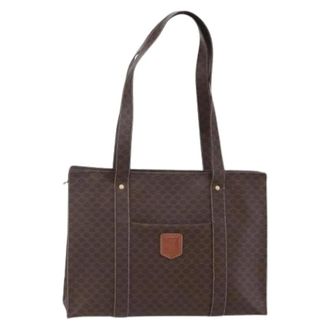 Celine Pre-owned Tote Bags, female, Brown, Size: ONE SIZE Pre-owned Plastic celine-bags
